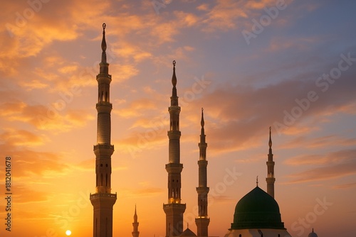 Al-Masjid an-Nabawi | Madina Mosque, Islamic Architecture, Holy Historic Mosque, Prophet Mosque, Nabawi Mosque, Holy Landmark, Masjid e Nabawi, Madina Shareef, Saudi arabia, Medina, Madinah, Holy City