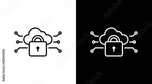 Law White Icon Set Design