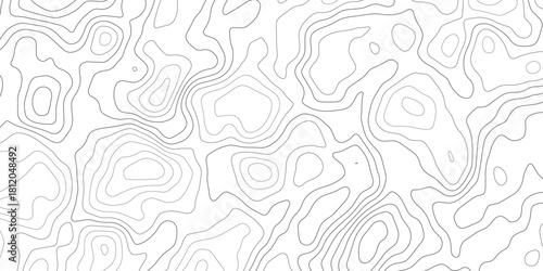 Background of the topographic map. Topographic map patterns, topography line map. Vintage outdoors style.