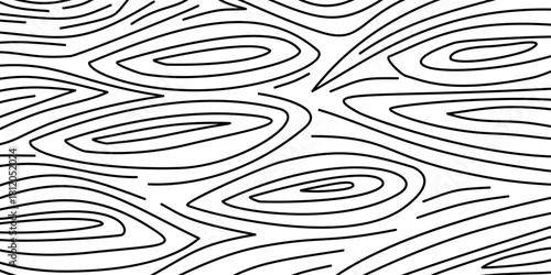 Abstract monochrome background with flowing organic lines, resembling natural wood grain texture or subtle topographical contours