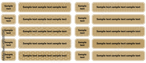 和柄パターンフレームセット2