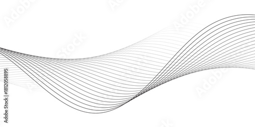 Abstract gray line pattern Transparent monochrome striped texture, minimal background. Abstract background wave line elegant white striped diagonal line technology concept web texture.