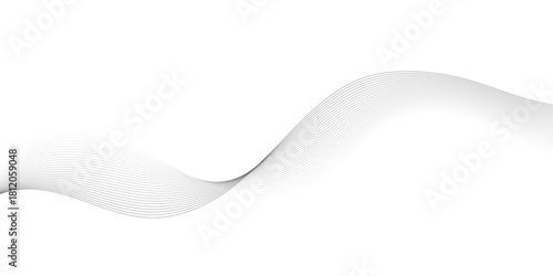 Trendy geometric background of smooth wave blend lines. Vector illustration for banners, posters, covers. Abstract modern design, Abstract background vector.