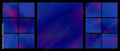 Abstract background with grainy blue texture grading from bright to dark. Perfect background design to create a base for Christmas illustrations	