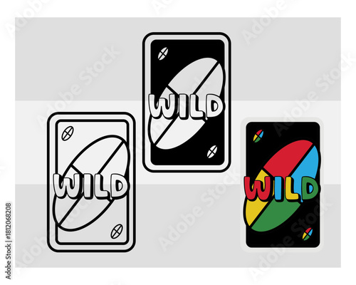 Card Game, Game Night, Family Party Game, Playing Card Game, Family Board Game, Silhouette, Cards Fun Game, Outline, Clipart,