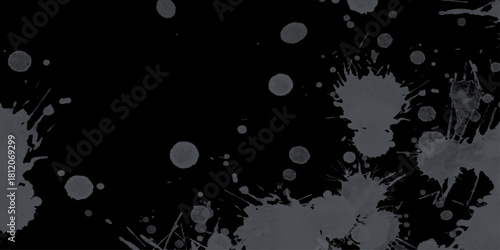 286Abstract bloody grunge overlays fog isolated on black background. Scary Red and black horror red grunge texture and old wall texture effect powder color explosion background. Dark red slate backgro