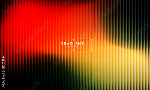 Vibrant gradient pattern with vertical glowing neon lines blending smooth and radiant colors. Minimalistic and futuristic abstract background perfect for creative digital designs. Vector illustration