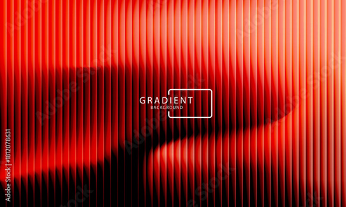 Vibrant gradient pattern with vertical glowing neon lines blending smooth and radiant colors. Minimalistic and futuristic abstract background perfect for creative digital designs. Vector illustration