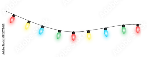 Warm Glowing Festive String Light Garland”