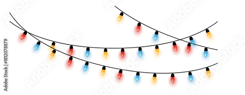 Warm Glowing Festive String Light Garland”