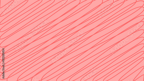 Abstract Hand Drawn Scribble Texture Background in Red
