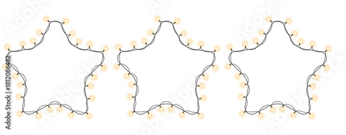 Warm Glowing Festive String Light Garland”