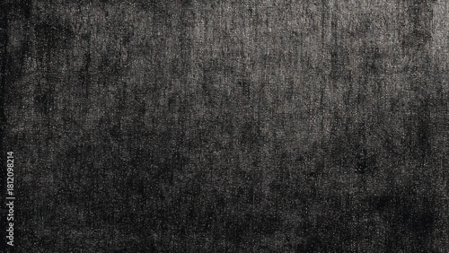 Dark textured grunge background with scratched vintage woven fabric pattern. Vector, illustration