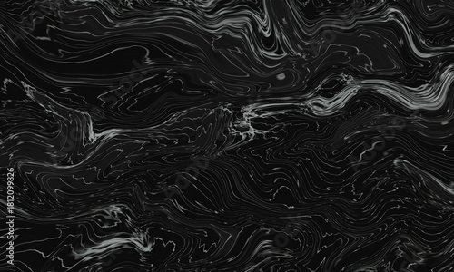 Abstract black and white marble texture background