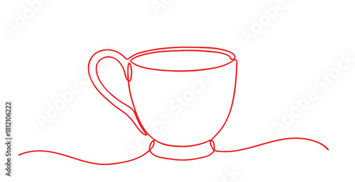Cup line art