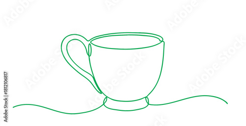 Cup line art