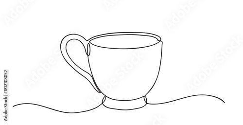 Cup line art