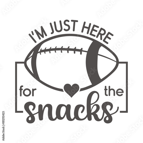 funny football game day snacks lover design playful sports fan vector perfect for tshirt print and tailgate party