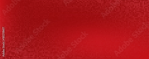 Red diagonal geometric shape with halftone. Modern fiber textured vector eps 10