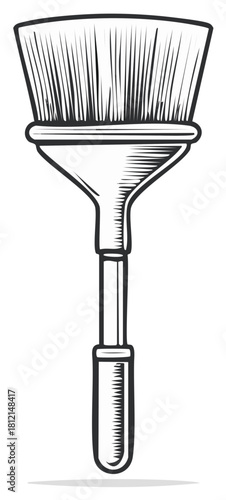 Paintbrush Graphic Icon Drawing Tool Artists Supplies Art Class Equipment