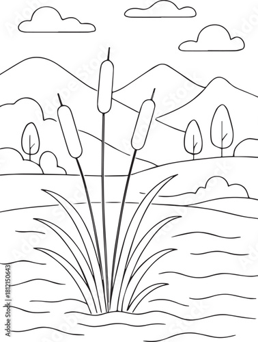 Cattails in the Marsh