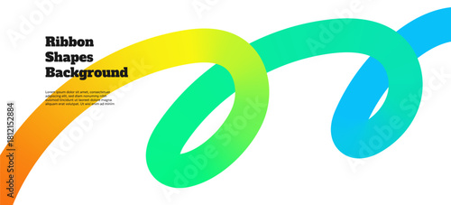 Bold gradient ribbons swirl through squiggly doodles and neon waves. Bright lines and geometric loops create a lively abstract pattern. Tech layout, playful poster or colorful kid friendly art.