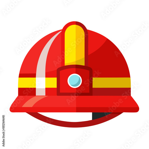 fire helmet vector
