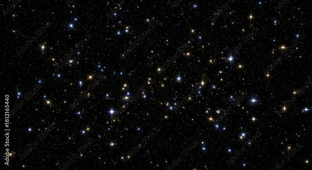 Obraz premium Enchanting starry night sky filled with twinkling lights and cosmic patterns