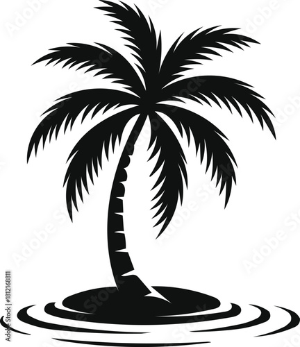 Palm tree vector 
