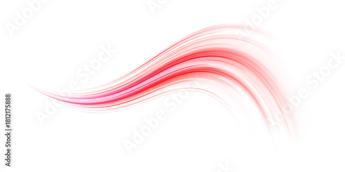 Neon speed lines streak across a dark background. Glowing trails follow each line dynamically. The high-speed motion creates a futuristic energy effect. Vector illustration. PNG