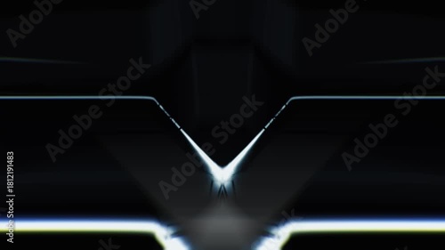 Futuristic rotating diamond animation with intense light flashes. Dynamic seamless loop for nightclub screens, music videos, and electronic dance music festivals.