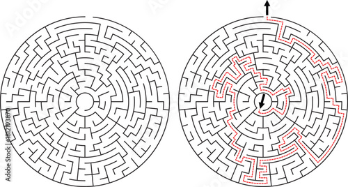 Kids Smart Thinking Maze for Brain Improvement