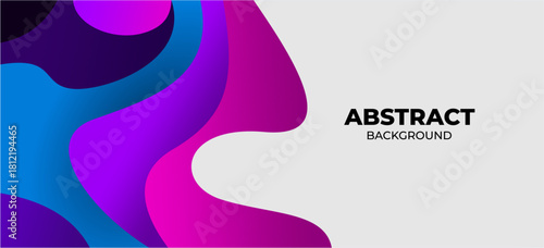 Colorful abstract vector background design with creative futuristic wave pattern and gold light elements