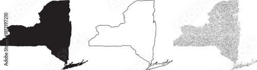 New York State Outlines A Vector Icon Set for Design Projects