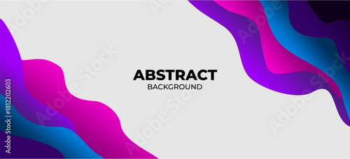 Abstract vector background illustration with colorful wave pattern design, ideal for a modern business banner backdrop or decorative art frame