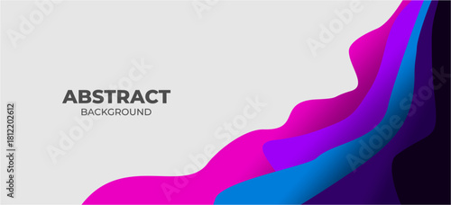 Colorful abstract vector background design with creative futuristic wave pattern and gold light elements