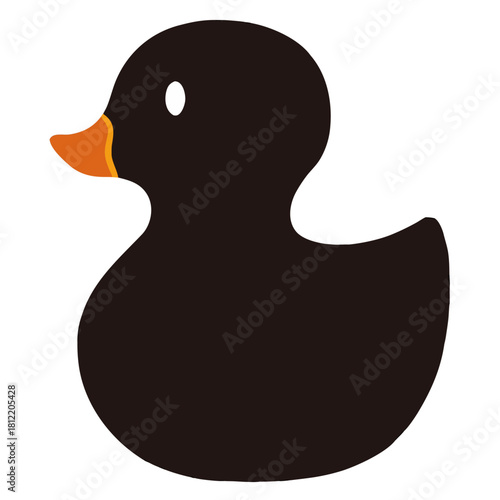 vector illustration of a duck