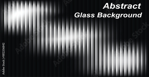 Abstract glass background vector with light effect for presentation