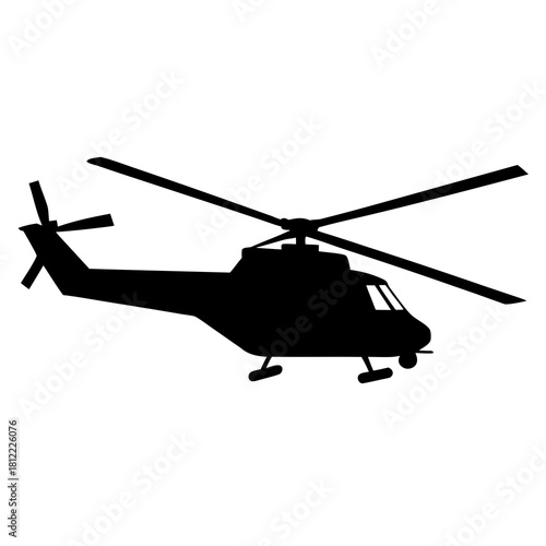 Helicopter vector illustration