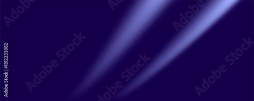 Beautiful purple optical lens flares. Natural colorful bright light rays. Shiny abstract illustration art.  Black Background.