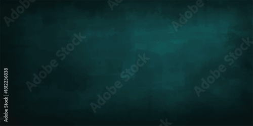 Abstract dark blue textured with a cloudy, smoky gradient effect. Softly lit center and dark edges with a moody, industrial, vintage, cinematic look in deep emerald tones.Moody, elegant.