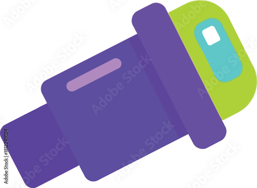 Modern usb c flash drive icon