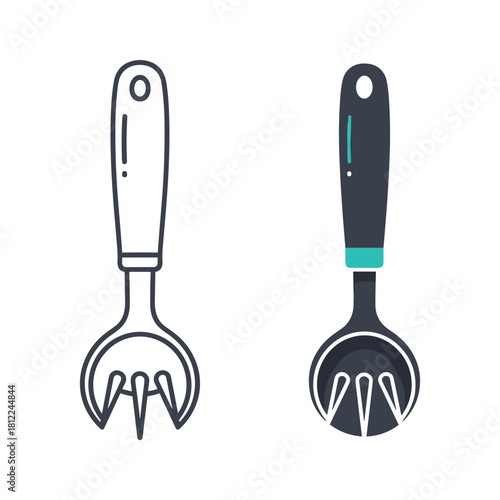 set of kitchen knives