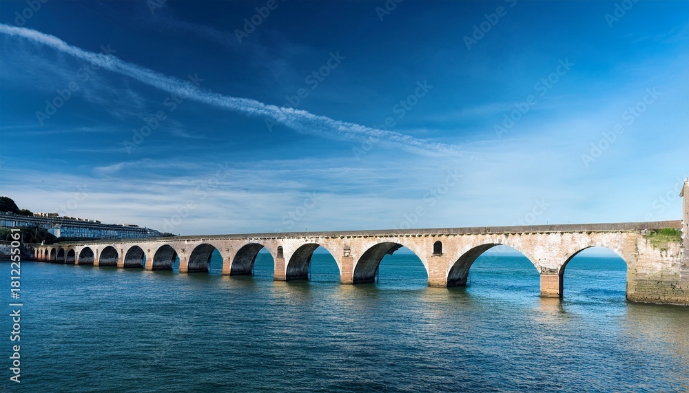 Fototapeta premium napier bridge arches in blue sky