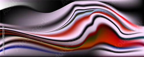 Abstract background blur colorful wave shape