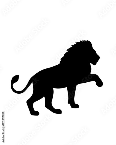 lion silhouette vector animal, mammal, isolated, wildlife, panther, zoo, elephant, canine, nature, white, cat, black, silhouette, vector, illustration, lion, pet, horse, safari, bull, dog, symbol, ico