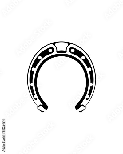 horseshoe magnet isolated on white horseshoe, shoe, steel, iron, rusty, illustration, horseshoes, fortune, gold, white, isolated, horse, success, vector, single, charm