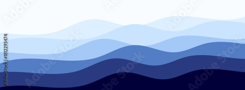 Abstract wave background with colorful shapes. eps10