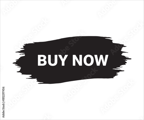 Call to Action Buy Now with a Grunge Brush Stroke