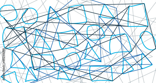 random shape line abstract  background